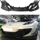DMC style carbon fiber front lip front skirt front bumper spoiler for the McLaren 12C-MP4 body kit