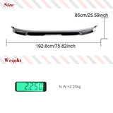 Carbon Fiber Trim For Geely Zeekr 001 2021-2024  Car Front Car Body Kits Shovel Front Lip Front Bumper Protector