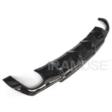 Rear Diffuser for Volkswagen Scirocco R GLossy BLack Car Body Kit R20 2009 - 2014 15 16 17 Plastic Splitter Lip Bumper Spoiler
