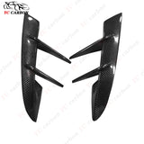 For Toyota GR Supra A90 A91 MK5 Carbon Fiber Car Front Bumper Wind knife Splitter Spoiler Canard Air Knife Surround Trim Body Kit