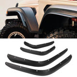 Car Front Rear Mudguard Low Fender For Jeep Wrangler JL 2018-2025 2022 2023 Splash Protector Protective Guards Flares Mudflaps