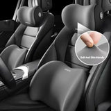 Car Seat Headrest Neck Pillow Memory Foam Soft Waist Cushion Cervical Lumbar Support Backrest Pillow Car Interior Accessories