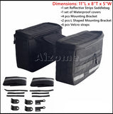 Motorcycle Saddle Storage Bags 1680 Denier Ballistic Nylon Side Tool Luggage Saddlebags For Harley Dyna Softail Sportster XL