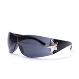 Designer Wraparound Sunglasses: Unisex Punk Style