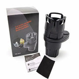 2 in 1 Car Cup Holder Expander 360 Degree Adjustable Base Drink Holder Anti-Shake Stable Auto Bottle Holder Organizer