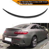 For Mercedes-Benz E Class W238 C238 E250 E400 E500 E550 2017 - 2019 Carbon Fiber Rear Trunk Spoiler Boot Lip Wing Lip