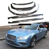 Carbon Fiber Front Lip Splitters Rear Diffuser Spoiler Side Skirts For Bentley Continental GT 2015-2017 Body Kits