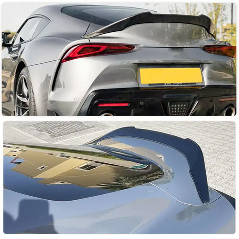 Car Rear Trunk Spoiler Carbon Fiber for Toyota Supra A90 A91 Coupe 2019-2024 Rear Spoiler Duckbill Boot Lid Wing Lip Body Kit