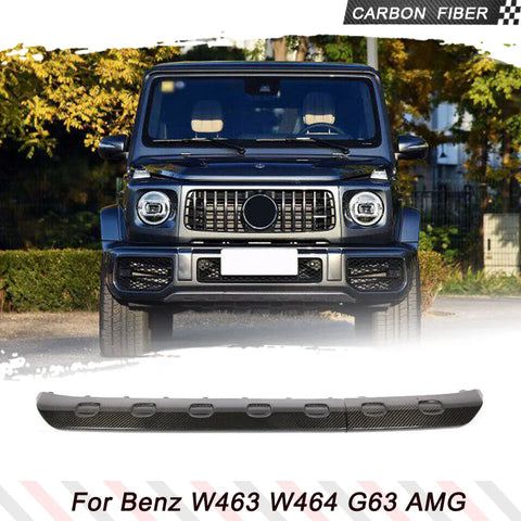 Dry Carbon Fiber Front Lip Car Body Kits For Mercedes-Benz G Class AMG Model W463 W464 G63 AMG Front Spoiler