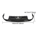 A3 S-LINE S3 Carbon Fiber Fibre Rear Bumper Lip Diffuser Fit For Audi A3 S-LINE S3 2021-2024