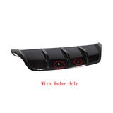Carbon Fiber Car Auto Rear Bumper Lip Diffuser Spoiler for BMW X6 E71 35i SUV Standard Bumper 2008 - 2013