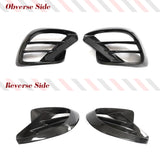Real Carbon Fiber Car Front Fins Air Vent Cover Fit For Benz W167 GLE450 GLE63 GLE53 Coupe Front Air Vent Cover Fin Canards