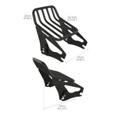 Detachable Two-Up Luggage Rack For Harley Road King Street Glide 2009-2024