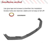 Car Front Bumper Lip Spoiler for Lexus IS300 IS350 Base F Sport Sedan 2017 2018 Carbon Fiber Front Racing Body Kits Protector