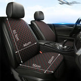 Large Flax Car Seat Cover Protector Linen Front Rear Back Cushion Protection Pad Mat Backrest for Auto Interior Truck Suv Van