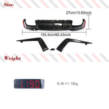 Carbon Fiber Rear Bumper Diffuser Lip Spoiler for BMW 5 Series G30 G38 M-SPORT 2018-2022  Rear Bumper Diffuser Lip Body Kits
