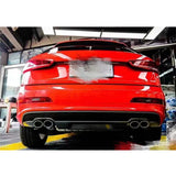 SQ3 Rear Diffuser with Tailpipe Rear Lip for Audi Q3 SQ3 2013-2018