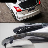 Carbon Pattern Spoiler Wing For Ford Focus MK3 Hatchback ST Line Rear Extension Cover Tuning Middle Lip 2016  Focus Accessories