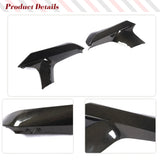 Car Front Bumper Splitters for BMW F90 M5 2018 2019 Carbon Fiber Front Bumper Lip Spoiler Fins Flaps Winglets Apron Body Kits