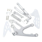 New Front Rider Footrests Foot Pegs Bracket Set For YAMAHA YZF R1 2007-2008