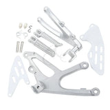 New Front Rider Footrests Foot Pegs Bracket Set For YAMAHA YZF R1 2007-2008