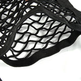 Two Layers Car Organizer Seat Back Storage Elastic Mesh Net Between Bag Luggage Holder Pocket for Vehicles
