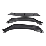 Carbon Fiber  Front Bumper Lip Spoiler Fit for  3 Axela 2014‑2019 Front Bumper Lip Front Splitter Front Spoiler