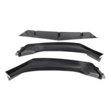 Carbon Fiber  Front Bumper Lip Spoiler Fit for  3 Axela 2014‑2019 Front Bumper Lip Front Splitter Front Spoiler