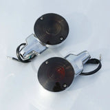 Motorcycle Front Flat Turn Signal Lights Light For Harley Touring Electra Glide Road Glide King Heritage Softail FLSTC 01-17