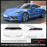 Suitable for Porsche 992 series upgrade SC model ducktail rear lip diffuser with high carbon fiber spoiler