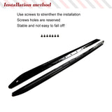 ABS Gloss Black Car Side Skirts for BMW 3 SERIES G20 G21 LCI M SPORT 2023-2024 Under Door Rocker Panels Valance Extension Lip