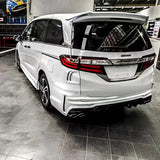 Body Kit Factory ABS Carbon Fiber Rear Tailgate Wing Spoiler For Honda Odyssey Elysion 2015-2020 Splitter Trunk Trim Affix Stick