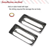 Dry Carbon Car Rear Tail Light Cover Trims For Mercedes-Benz G-Class W463 G500 G550 G55 G63 AMG 2004-2018