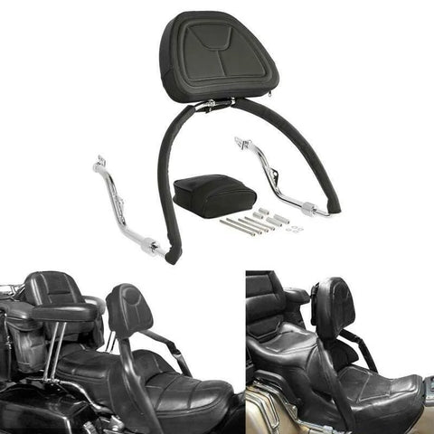 Motorcycle Riders Sissy Bar Backrest Set For Honda Goldwing GL1800 2001-2016 08 09 10