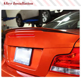 Carbon Fiber/FRP Car Rear Trunk Boot Wing Racing Spoiler For BMW 1 Series 125i 135i E82 Coupe 2008-2012 Car Rear Trunk Spoiler