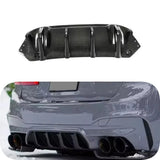 For 2017+ BMW 5 Series M5 F90 Genuine Dry Carbon Fiber Small Rear Lip Rear Bumper Spoiler Diffuser Modification Automotive Parts
