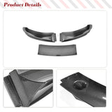 Car Front Bumper Lip Spoiler Splitters for BMW X5 F15 M Sport 2014-2018 F15 Carbon Fiber Front Chin Splitters Apron Protector