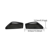 Dry Carbon Fiber Front Bumper Scoop Trims for RS6 Avant Wagon 4-Door 2021