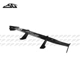 For Nissan GTR GTR35 R35 Carbon Fiber Rear Trunk Lid Spoiler Lip Splitter Extended Flaps Tail Wing Body Kit Car Accessories