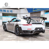 GT2RS Style Carbon fiber Car Body Kit FRP Front Rear Bumper Side Skirts Spoiler Engine Hood fender For Porsche 911 991.1 991.2