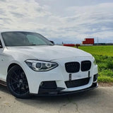 For BMW 1 Series F20 F21 M Sport Style 2012-2014 Canard Cover Trim Splitter Front Bumper Lip Spoiler Auto Body Kits Accessories