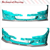 Carbon Fiber Front Bumper Lip for BMW 4 Series F32 F33 F36 M Sport M Tech2014-2019 Car Front  Chin Spoiler Splitter Protector