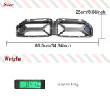 Dry Carbon Fiber Car Front Grille For BMW 2-Series G87 M2 2023+ Coupe 2-Door Front Bumper Grille Frame Car Body Kits