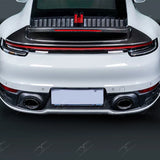 Suitable for Porsche 992 series upgrade SC model ducktail rear lip diffuser with high carbon fiber spoiler