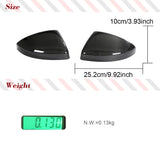 Dry Carbon Replacement Style Side Car Rearview Mirror Caps Covers for Audi R8 V10 GT RWD Car Side Mirror Caps