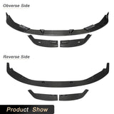 Front Bumper Lip Splitters Spoiler For BMW 3 4 Series G80 M3 G82 G83 M4 2021-2023 Carbon Fiber Car Front Lip Chin Guard Apron