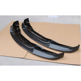 Car Front Bumper Lip Spoiler Splitter For BMW X6 F16 Sport 2014-2018 Front Chin Bumper Extension Carbon Fiber Car Accessories