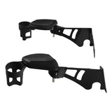 Adjustable Rear Passenger Arm Rests With Drink Holder Fit For Harley Touring Road King Street Glide 1997-2013 Motorcycle