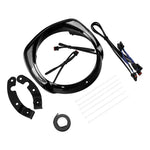 LED Headlight Trim Ring Bezel Light Fit For Harley Electra Street Tri Glide FLHX FLHT 14-23
