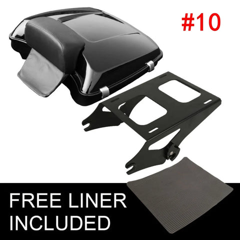 Motorcycle 5.5" Razor Tour Pack Trunk For Harley Touring Tour Pak Road King CVO Electra Street Glide FLHX FLHR FLHXS 2014-2023